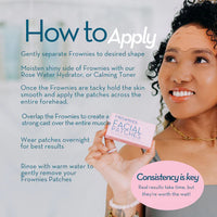 Forehead & Between Eyes 144 Wrinkle Patches - Frownies UK