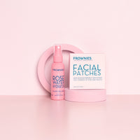 Bundle - Corners of Eyes & Mouth Facial Patches with Rose Water Spray - Frownies UK